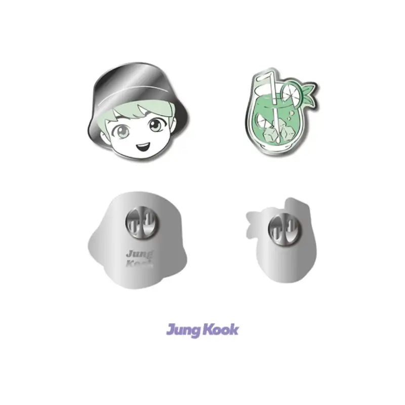 BTS - TinyTAN - Sweet Time Badge - BTS TinyTAN - Accessories - Harumio