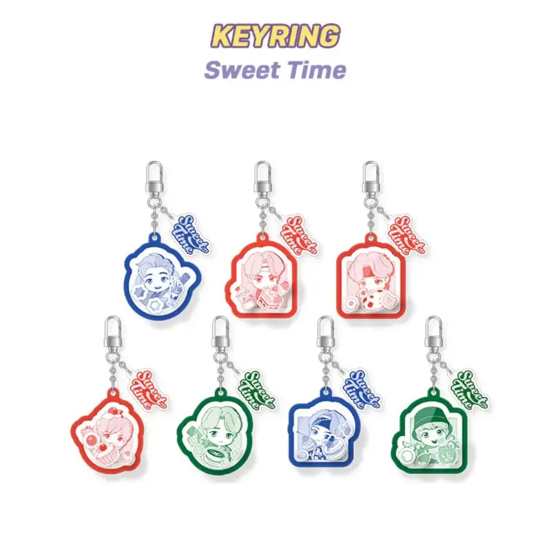 BTS - TinyTAN - Sweet Time Keyring - BTS - Keyring - Harumio