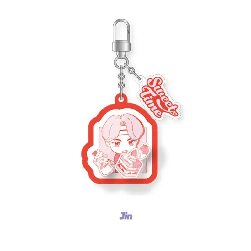 BTS - TinyTAN - Sweet Time Keyring - BTS - Keyring - Harumio