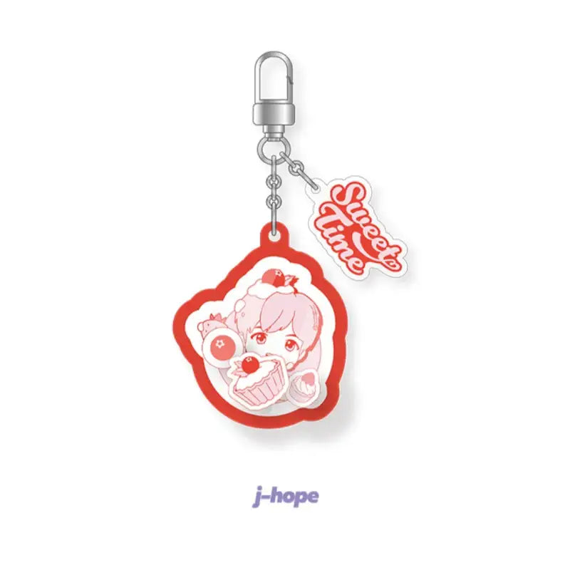 BTS - TinyTAN - Sweet Time Keyring - BTS - Keyring - Harumio