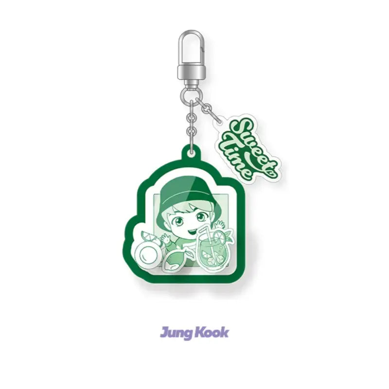 BTS - TinyTAN - Sweet Time Keyring - BTS - Keyring - Harumio