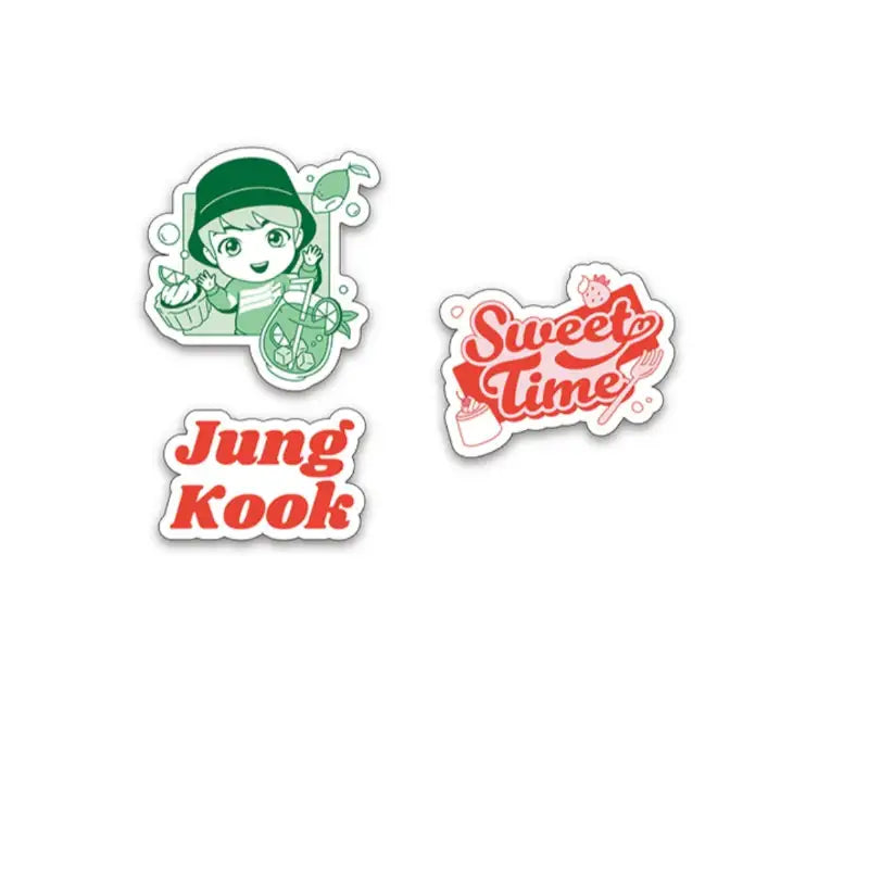 BTS - TinyTan - Sweet Time Removable Sticker - BTS - Accesories - Harumio