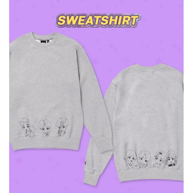 BTS - TinyTAN - Sweatshirt 01 - BTS - Clothing - Harumio