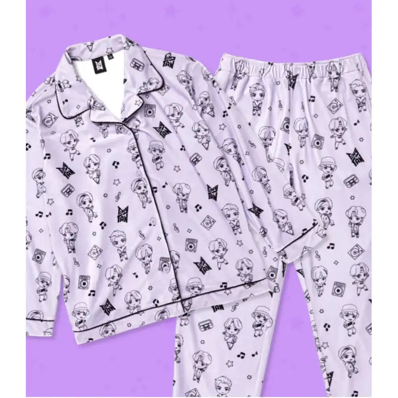 BTS - TinyTAN - Pajama Set 01 - BTS TinyTAN - Clothing - Harumio