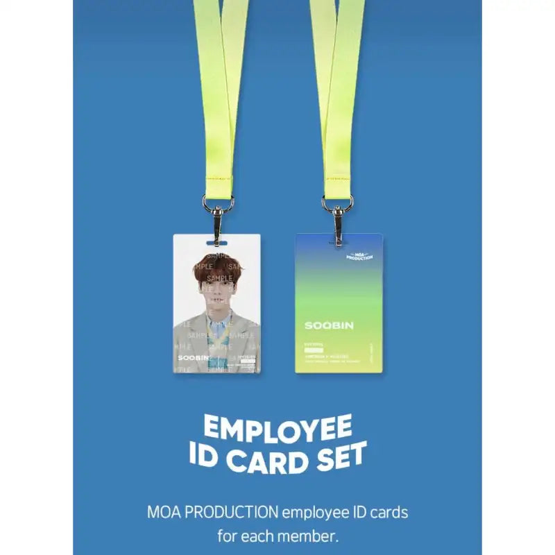 TXT 2021Dreamweek IDカードセット TXT - MOA Production - Employee ID Card Set – Harumio