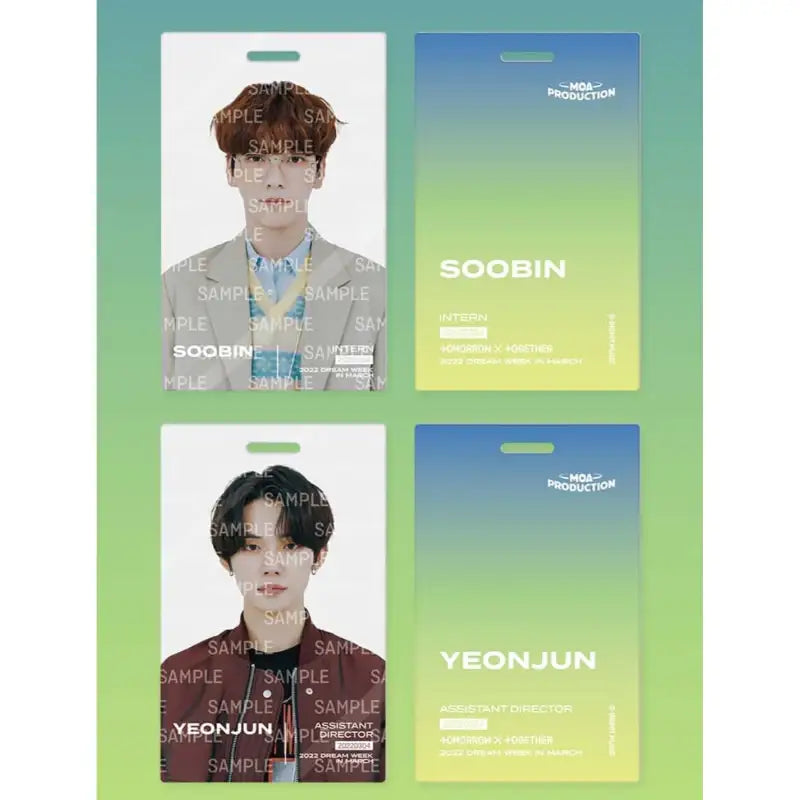 TXT - MOA Production - Employee ID Card Set - TXT - Accessories - Harumio