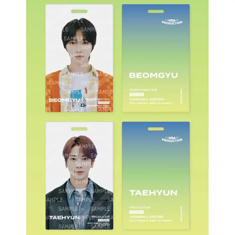 TXT - MOA Production - Employee ID Card Set - TXT - Accessories - Harumio