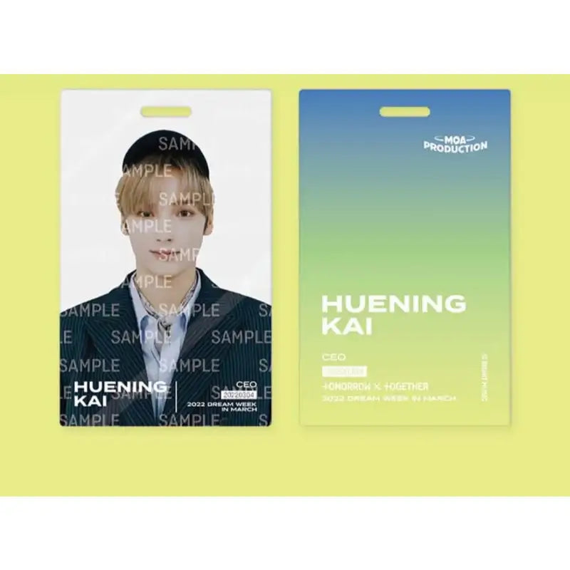 TXT - MOA Production - Employee ID Card Set - TXT - Accessories - Harumio