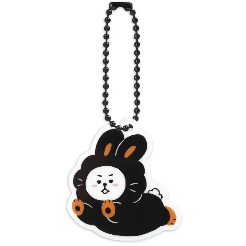 Monopoly x BT21 - Acrylic Simple Keyring - Black Rabbit - Monopoly - Accessories - Harumio