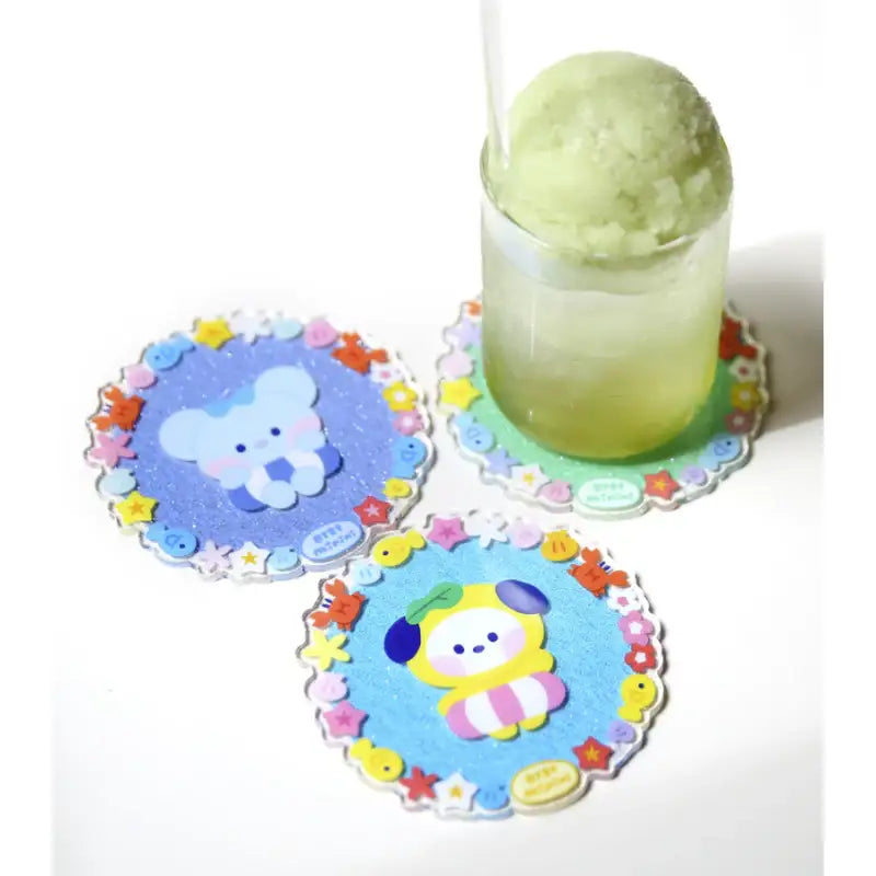 Monopoly x BT21 - Acrylic Coaster - Summer Sky - Monopoly - Home & Living - Harumio