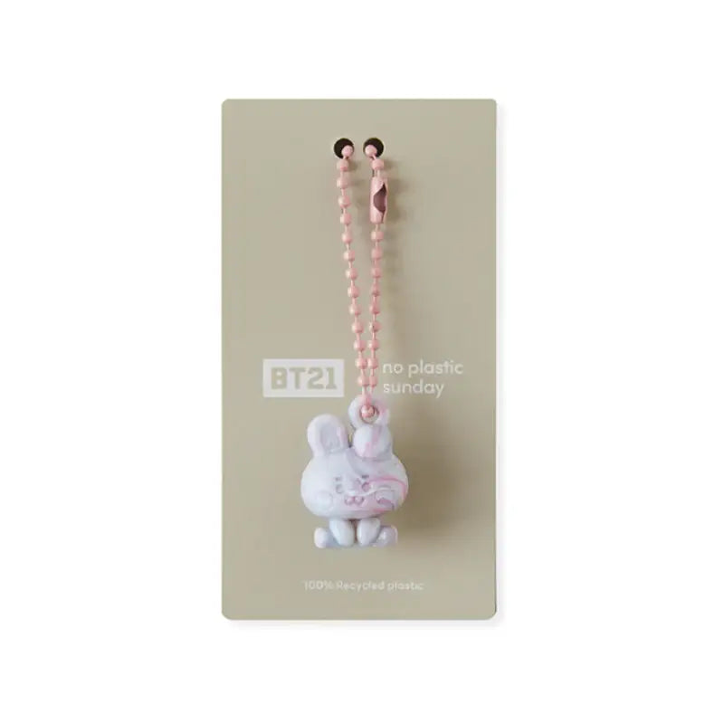 BT21 - No Plastic Sunday Recycled Keyring - BT21 - Keychain - Harumio