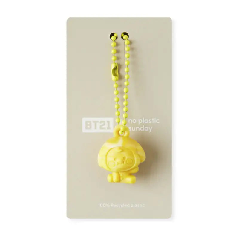 BT21 - No Plastic Sunday Recycled Keyring