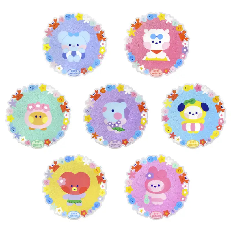 Monopoly x BT21 - Acrylic Coaster - Summer Sky - Monopoly - Home & Living - Harumio