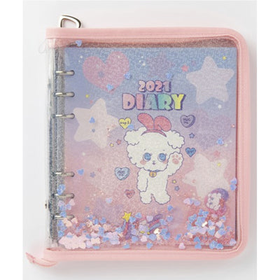 ArtBox - A6 6-Ring Babichon Pinkaholic Glitter 2021 Diary
