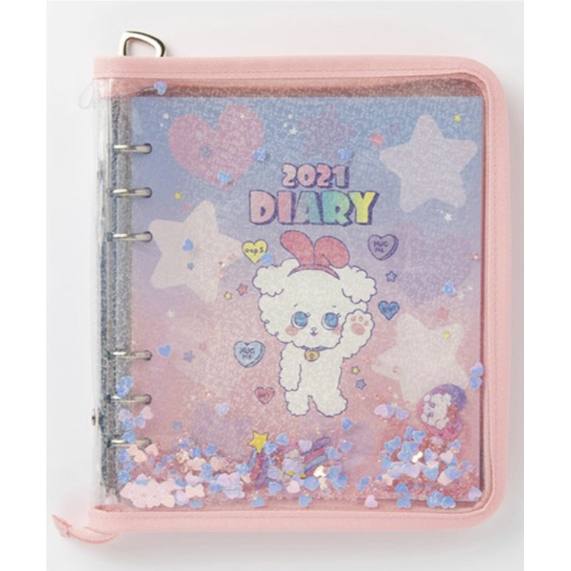 ArtBox - A6 6-Ring Babichon Pinkaholic Glitter 2021 Diary