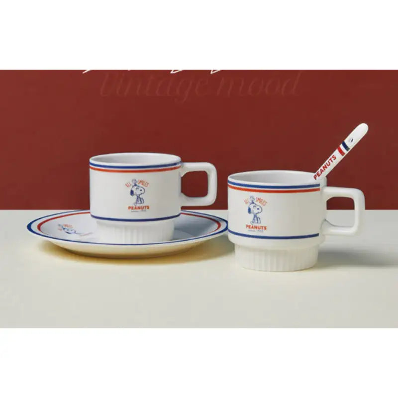 Bo Friends x Snoopy - Vintage Mug Coppell Set - Bo Friends - Kitchen Tools & Utensils - Harumio