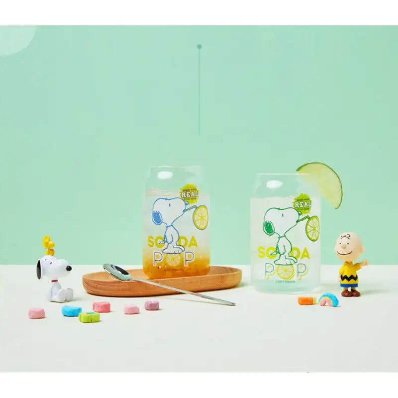 Bo Friends x Snoopy - Transparent Cup Coppell Set - Bo Friends - Kitchen Tools & Utensils - Harumio