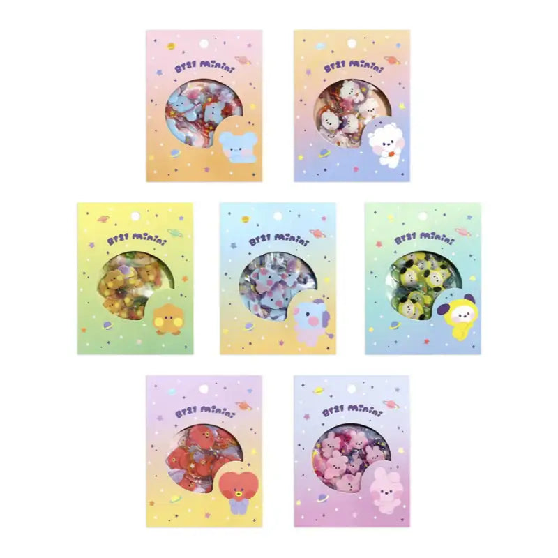 Monopoly x BT21 - Minini Flake Sticker - Monopoly - Stationery - Harumio