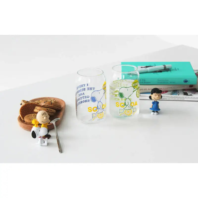 Bo Friends x Snoopy - Transparent Cup Coppell Set - Bo Friends - Kitchen Tools & Utensils - Harumio