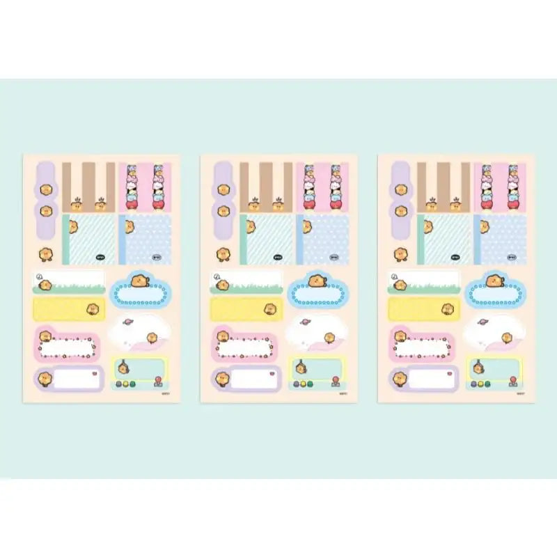Monopoly x BT21 - Minini Label Sticker - Monopoly - Accessories - Harumio