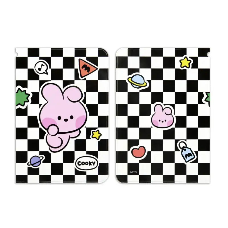 Monopoly x BT21 - Minini Passport Cover - Checkered - Monopoly - Accessories - Harumio