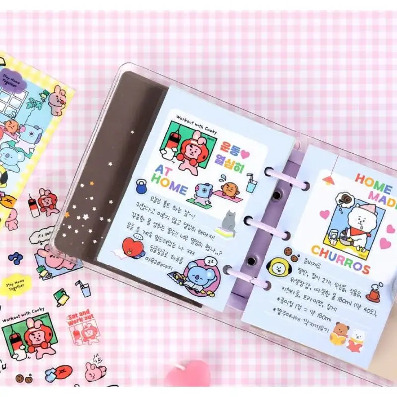 Monopoly x BT21 - Clear Sticker - Home All Day - Monopoly - Accessories - Harumio