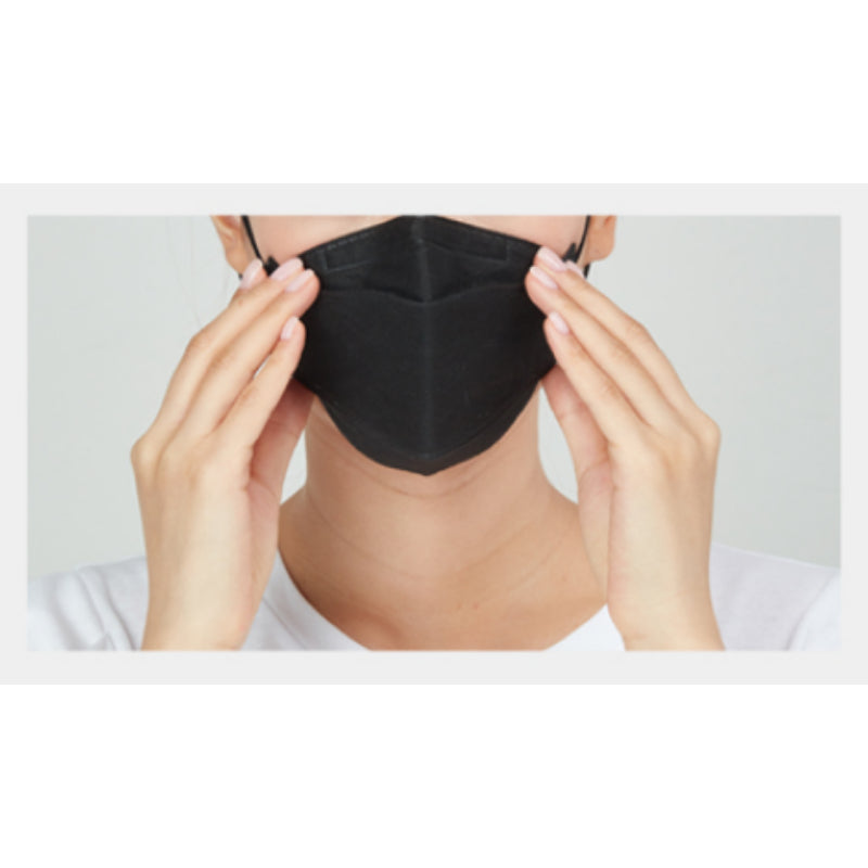 Welkeeps - Real Black Yellow Dust Mask KF94