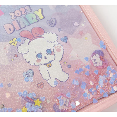 ArtBox - A6 6-Ring Babichon Pinkaholic Glitter 2021 Diary
