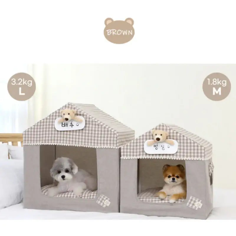 ITSDOG - Peek-a-boo Bear Frame House - ITSDOG - Pet Accesories - Harumio