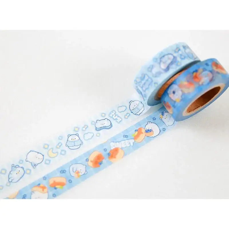 Anirollz x Molang - Masking Tape Set of 2 - Molang - Accessories - Harumio