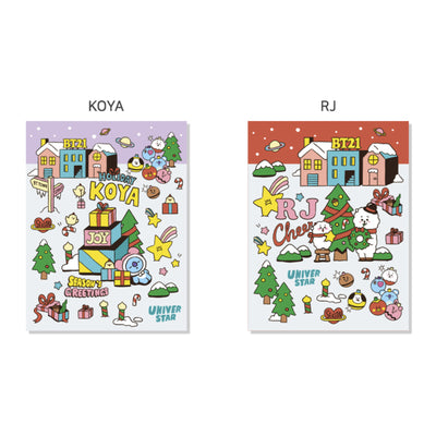 BT21 x Monopoly - Postcard Set - BT21 TOWN