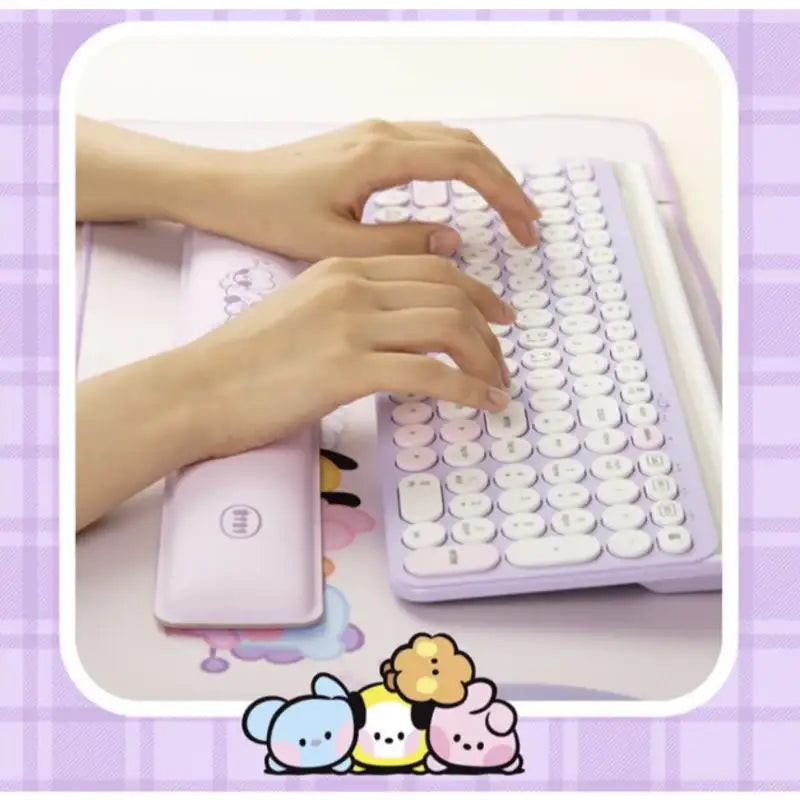BT21 Minini Keyboard Wrist Rest Pad Harumio