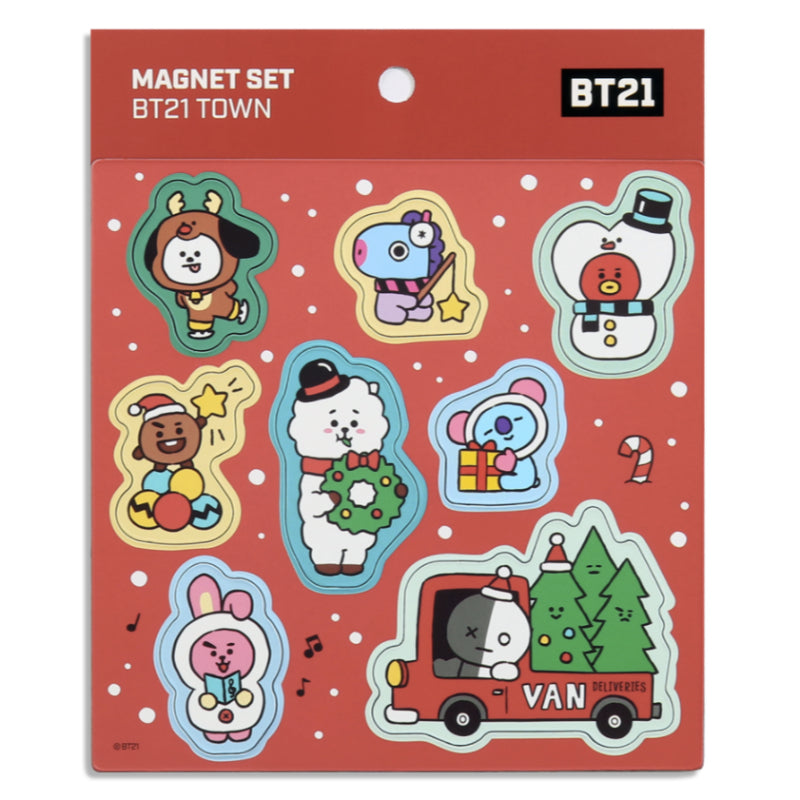 BT21 x Monopoly - Magnet Set - BT21 TOWN
