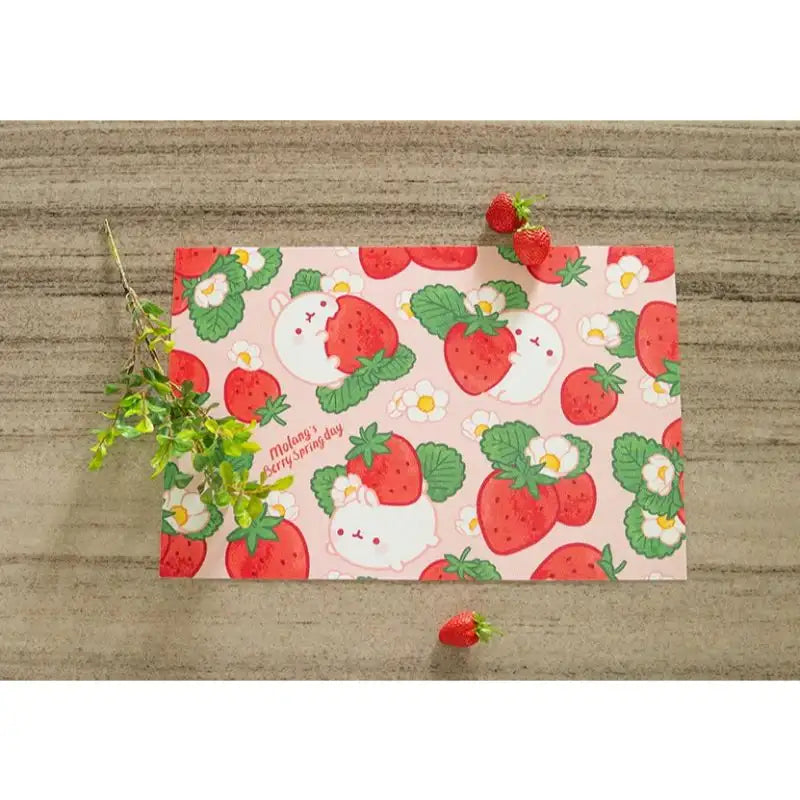 Molang - Strawberry Table Mat - Molang - Accessories - Harumio