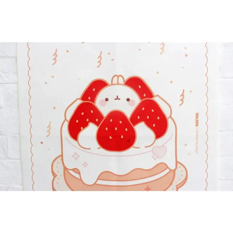 Molang - Birthday Cake Fabric Poster - Molang - Accessories - Harumio