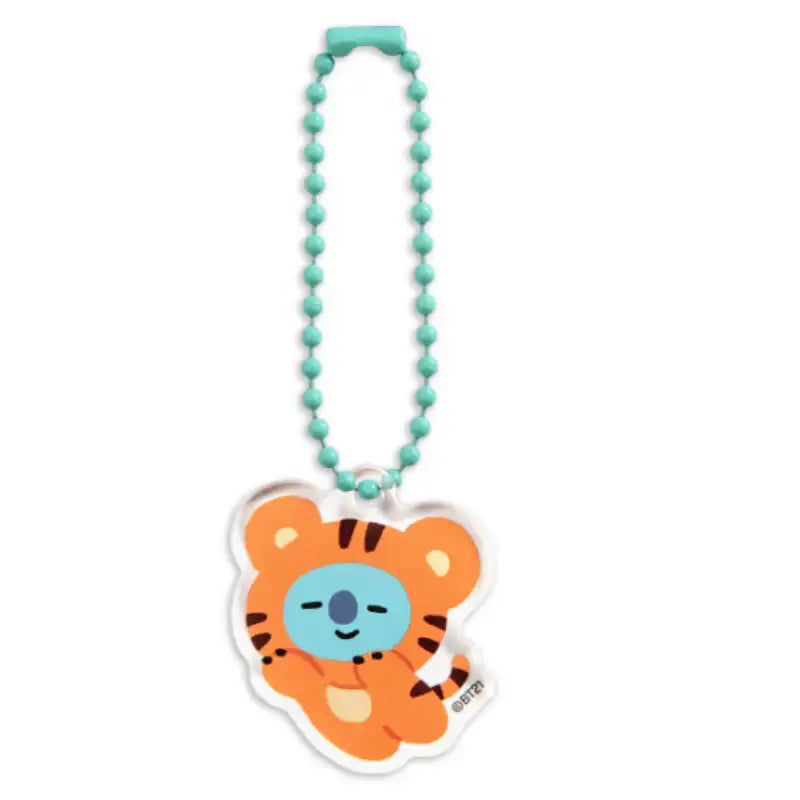 Monopoly X BT21 - Acrylic Simple Key Ring - Tiger - BT21 - Keyrings - Harumio