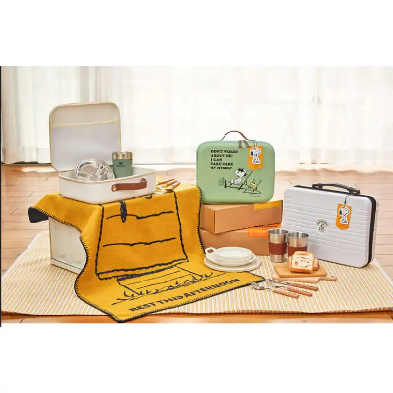 Bo Friends x Snoopy - Camping Mini Rug - Bo Friends - Camping Tools - Harumio