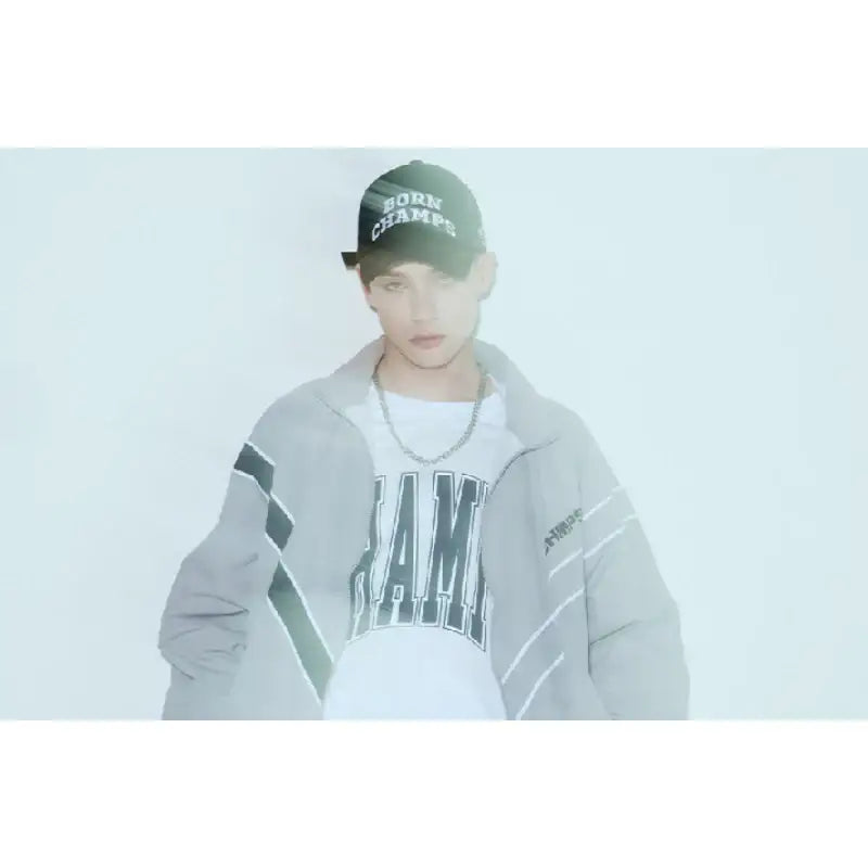 Born Champs x Joohoney - CHMPS Wind Jacket Set-up - Born Champs - Jacket - Harumio
