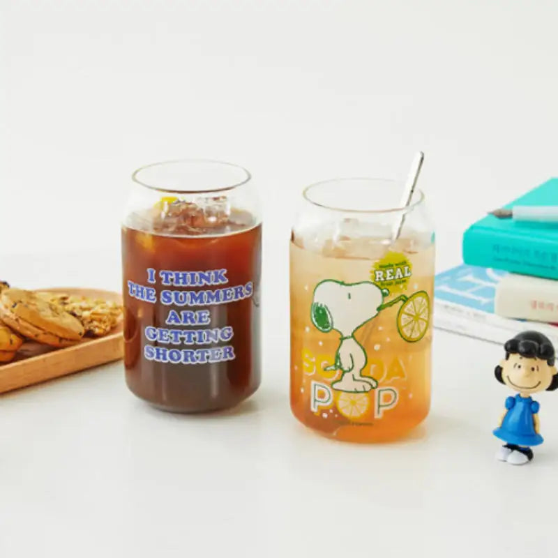 Bo Friends x Snoopy - Transparent Cup Coppell Set - Bo Friends - Kitchen Tools & Utensils - Harumio