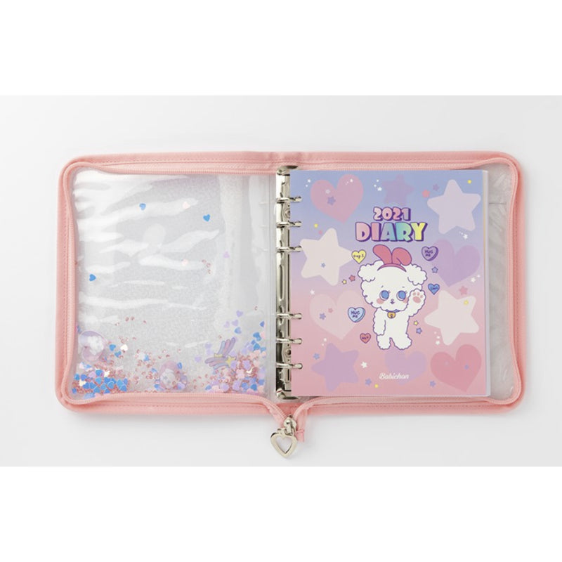 ArtBox - A6 6-Ring Babichon Pinkaholic Glitter 2021 Diary