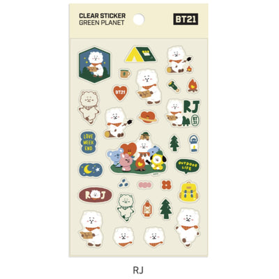 BT21 x Monopoly - Clear Sticker PLANET