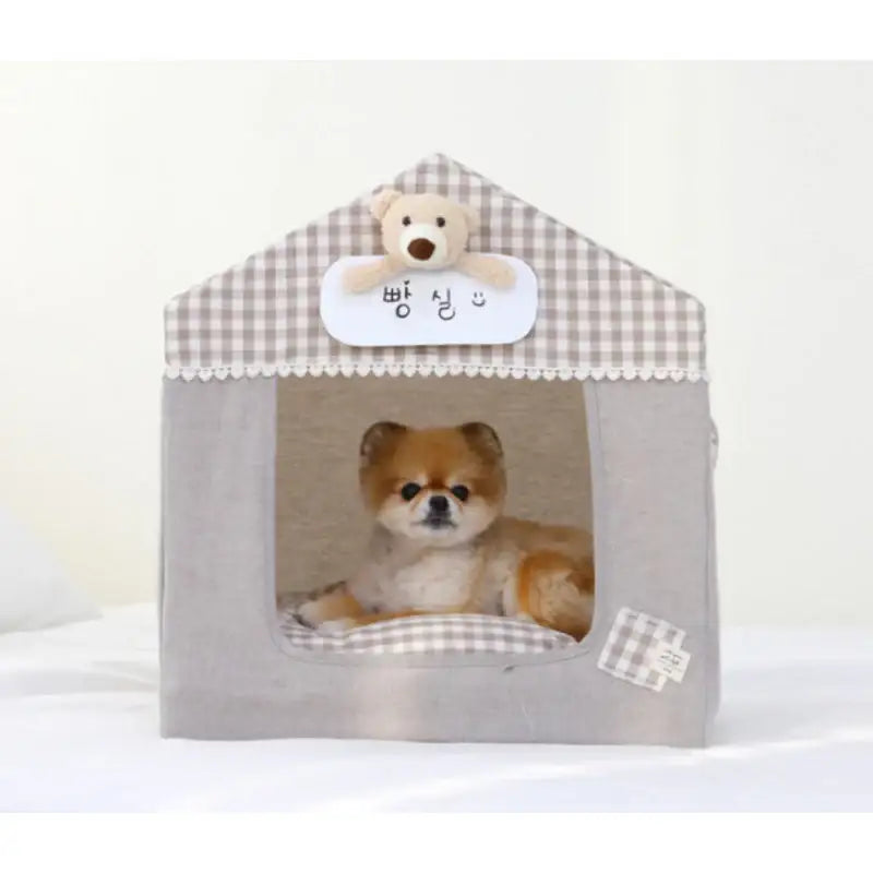 ITSDOG - Peek-a-boo Bear Frame House - ITSDOG - Pet Accesories - Harumio