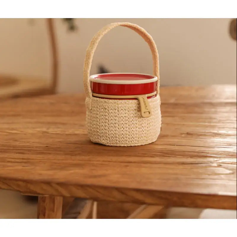 Mosh - Latte Food Jar Rattan Cover for Latte Food Jar - Mosh - Rattan Cover - Harumio