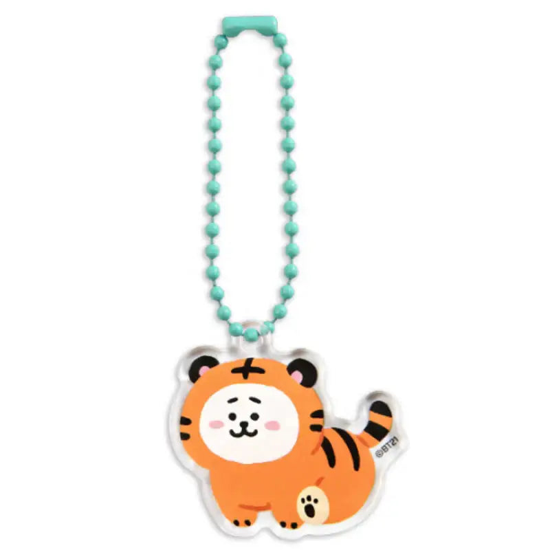 Monopoly X BT21 - Acrylic Simple Key Ring - Tiger - BT21 - Keyrings - Harumio