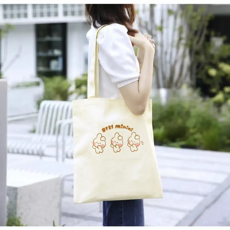 Monopoly x BT21 - Minini Canvas Eco Bag - Monopoly - Bag - Harumio