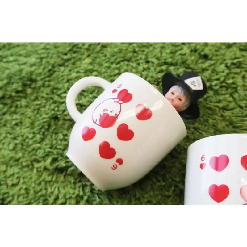 Molang - Heart 6 Mug - Molang - Kitchenware - Harumio
