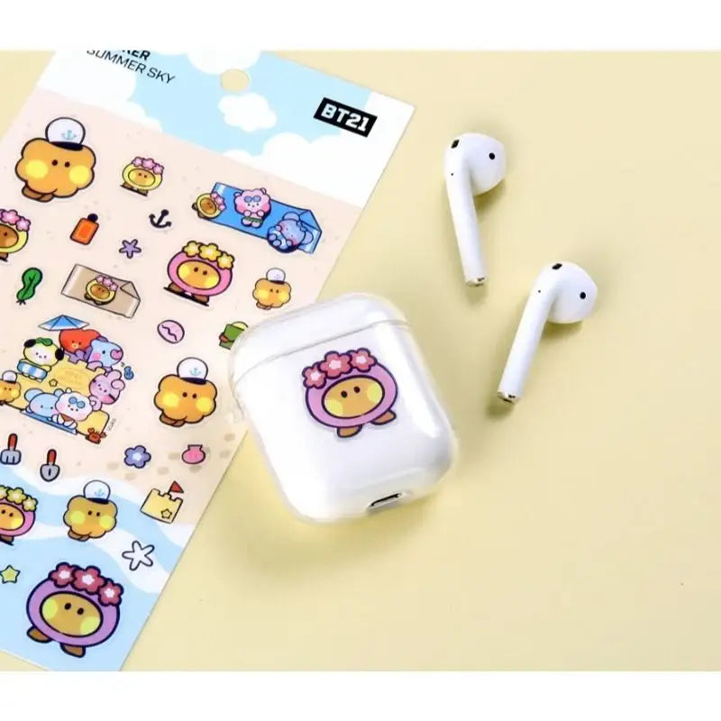 Monopoly x BT21 - Clear Sticker - Summer Sky - Monopoly - Accessories - Harumio
