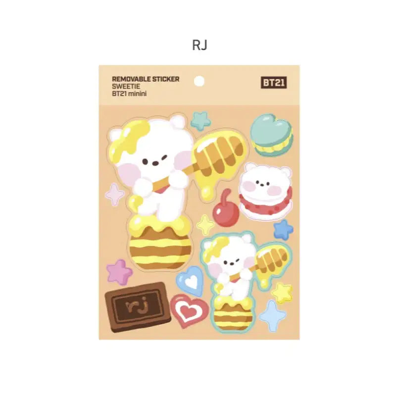 Monopoly x BT21 - Removable Sticker - Sweetie - Monopoly - Accessories - Harumio