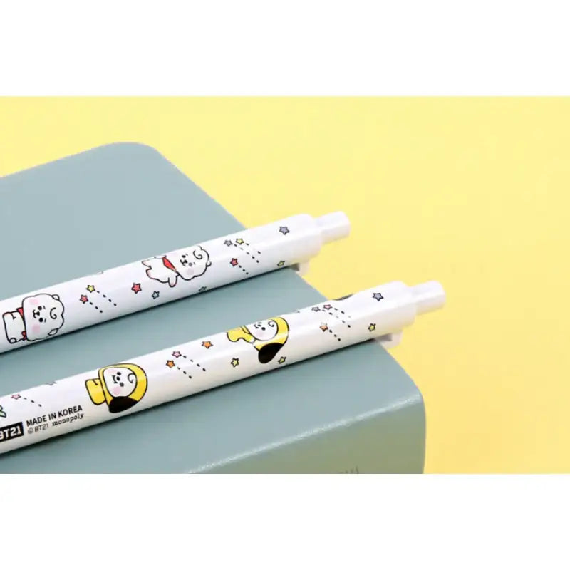 Monopoly X BT21 - Baby Gel Ink Ball Pen 0.38mm Set - BT21 - Accesories - Harumio