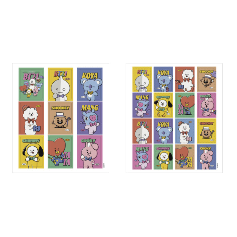 BT21 x Monopoly - Vintage Sticker Set